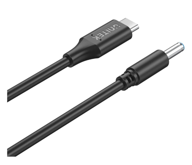 UNITEK Kabel zasilający USB-C Jack 4.5x 3mm HP C14117BK-1.8M - 1192135 - zdjęcie 2